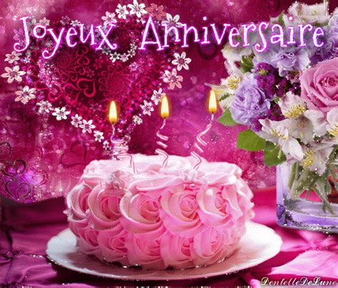 Joyeux anniversaire, ma fille GIF animé gratuit